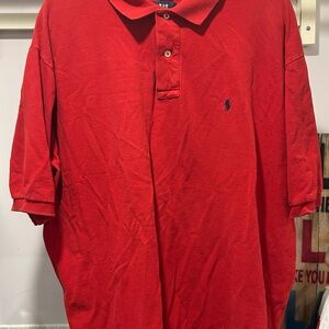 Polo by Ralph Lauren Men's Red Polo Shirt